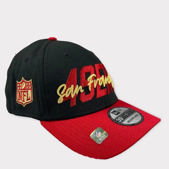 49ERS SAN FRANCISCO 2022 NFL draft 39THIRTY stretch fit size‎ medium/Large NEW - Picture 3 of 16